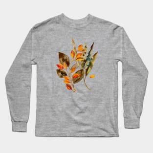 botanical leaves Long Sleeve T-Shirt